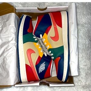 Air Jordans Ones Multi Color Nike